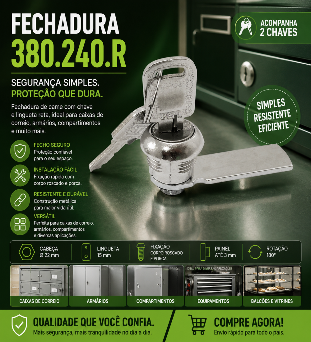 Fechadura 380.240.R Ch Iguais