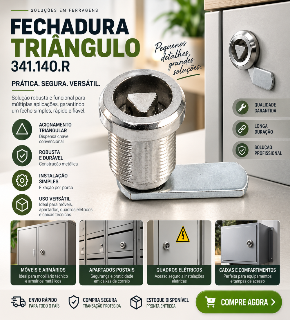 Fechadura Triângulo 341.140.R