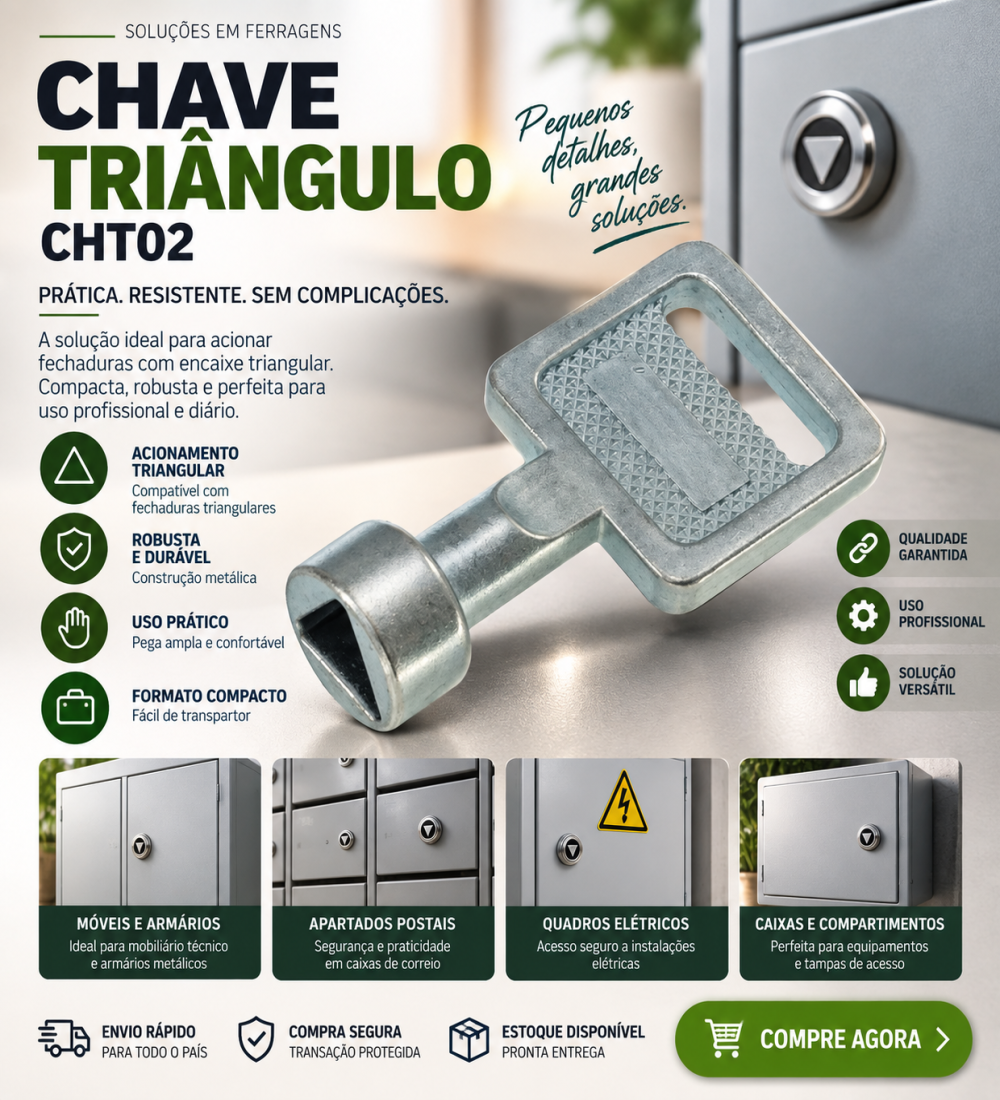 Chave Triângulo CHT02